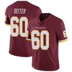 Washington Commanders Men's Limited Burgundy Team Color Vapor Untouchable Jersey (60 Michael Deiter)