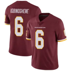 Washington Commanders Men's Limited Burgundy Team Color Vapor Untouchable Jersey (6 Noah Igbinoghene)