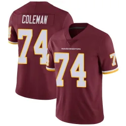Washington Commanders Men's Limited Burgundy Team Color Vapor Untouchable Jersey (74 Brandon Coleman)