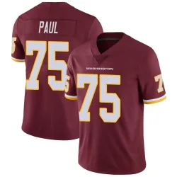 Washington Commanders Men's Limited Burgundy Team Color Vapor Untouchable Jersey (75 Chris Paul)