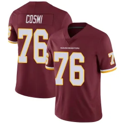 Washington Commanders Men's Limited Burgundy Team Color Vapor Untouchable Jersey (76 Sam Cosmi)