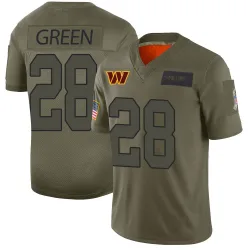 Washington Commanders Men's Limited Camo 2019 Salute to Service Jersey (28 Darrell Green)