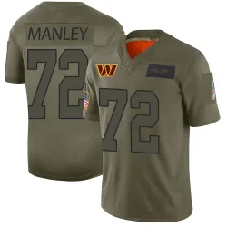 Washington Commanders Men's Limited Camo 2019 Salute to Service Jersey (72 Dexter Manley)