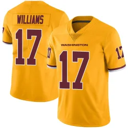 Washington Commanders Men's Limited Gold Color Rush Jersey (17 Doug Williams)