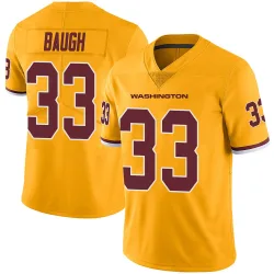 Washington Commanders Men's Limited Gold Color Rush Jersey (33 Sammy Baugh)