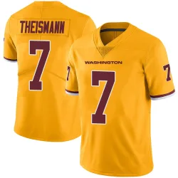 Washington Commanders Men's Limited Gold Color Rush Jersey (7 Joe Theismann)