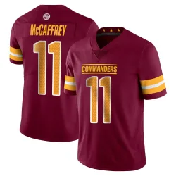 Washington Commanders Men's Limited Vapor Burgundy Jersey (11 Luke McCaffrey)