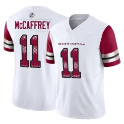 Washington Commanders Men's Limited White Vapor F.U.S.E. Jersey (11 Luke McCaffrey)