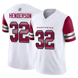 Washington Commanders Men's Limited White Vapor F.U.S.E. Jersey (32 Xavier Henderson)
