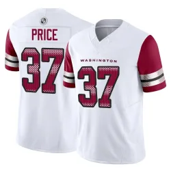 Washington Commanders Men's Limited White Vapor F.U.S.E. Jersey (37 Bobby Price)