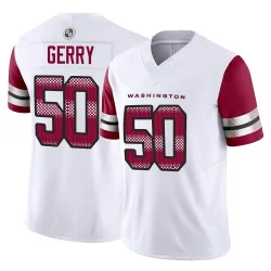 Washington Commanders Men's Limited White Vapor F.U.S.E. Jersey (50 Nate Gerry)