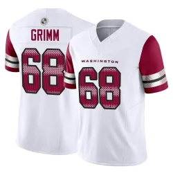 Washington Commanders Men's Limited White Vapor F.U.S.E. Jersey (68 Russ Grimm)