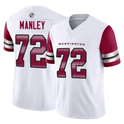 Washington Commanders Men's Limited White Vapor F.U.S.E. Jersey (72 Dexter Manley)
