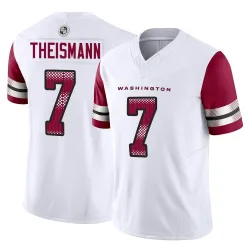 Washington Commanders Men's Limited White Vapor F.U.S.E. Jersey (7 Joe Theismann)