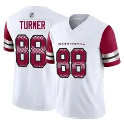 Washington Commanders Men's Limited White Vapor F.U.S.E. Jersey (88 Cole Turner)