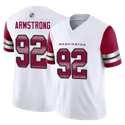 Washington Commanders Men's Limited White Vapor F.U.S.E. Jersey (92 Dorance Armstrong)