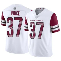Washington Commanders Men's Limited White Vapor Jersey (37 Bobby Price)