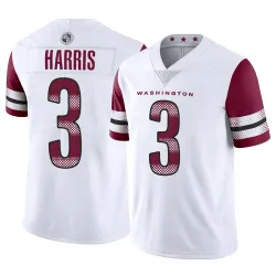 Washington Commanders Men's Limited White Vapor Jersey (3 Will Harris)