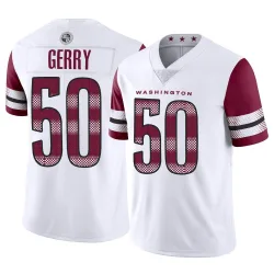 Washington Commanders Men's Limited White Vapor Jersey (50 Nate Gerry)