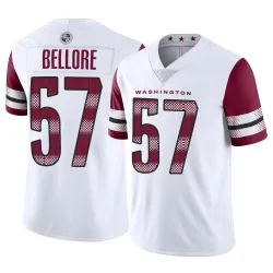 Washington Commanders Men's Limited White Vapor Jersey (57 Nick Bellore)