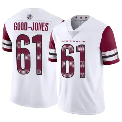 Washington Commanders Men's Limited White Vapor Jersey (61 Julian Good-Jones)