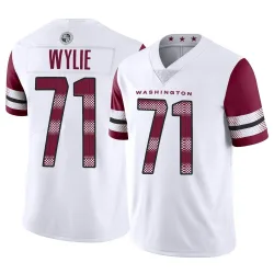 Washington Commanders Men's Limited White Vapor Jersey (71 Andrew Wylie)