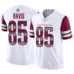 Washington Commanders Men's Limited White Vapor Jersey (85 Vernon Davis)