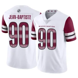 Washington Commanders Men's Limited White Vapor Jersey (90 Javontae Jean-Baptiste)