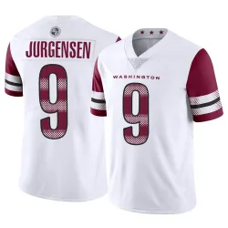 Washington Commanders Men's Limited White Vapor Jersey (9 Sonny Jurgensen)
