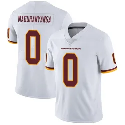 Washington Commanders Men's Limited White Vapor Untouchable Jersey (0 T.J. Maguranyanga)