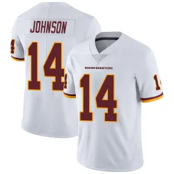 Washington Commanders Men's Limited White Vapor Untouchable Jersey (14 Josh Johnson)