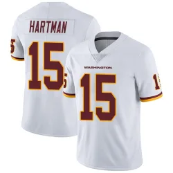 Washington Commanders Men's Limited White Vapor Untouchable Jersey (15 Sam Hartman)