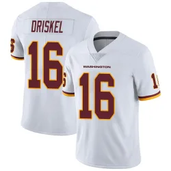 Washington Commanders Men's Limited White Vapor Untouchable Jersey (16 Jeff Driskel)