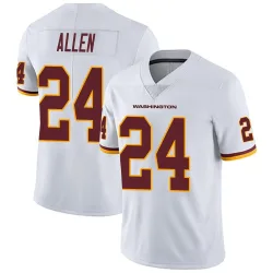 Washington Commanders Men's Limited White Vapor Untouchable Jersey (24 Kazmeir Allen)