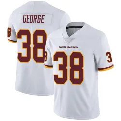Washington Commanders Men's Limited White Vapor Untouchable Jersey (38 Allan George)