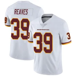 Washington Commanders Men's Limited White Vapor Untouchable Jersey (39 Jeremy Reaves)