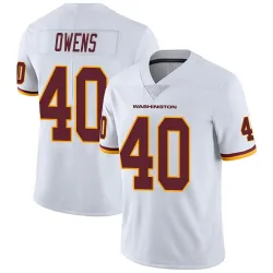 Washington Commanders Men's Limited White Vapor Untouchable Jersey (40 Tyler Owens)