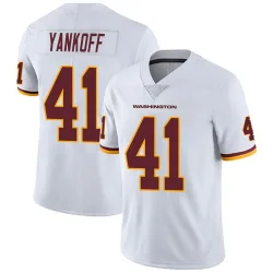 Washington Commanders Men's Limited White Vapor Untouchable Jersey (41 Colson Yankoff)