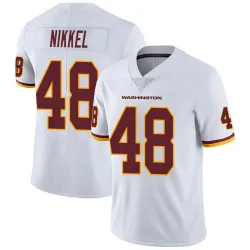 Washington Commanders Men's Limited White Vapor Untouchable Jersey (48 Ben Nikkel)
