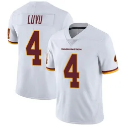 Washington Commanders Men's Limited White Vapor Untouchable Jersey (4 Frankie Luvu)