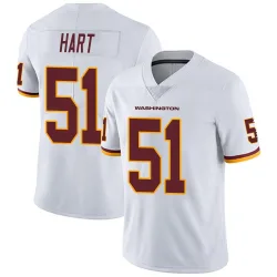 Washington Commanders Men's Limited White Vapor Untouchable Jersey (51 Bobby Hart)