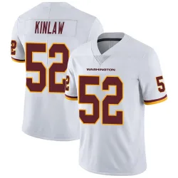 Washington Commanders Men's Limited White Vapor Untouchable Jersey (52 Javon Kinlaw)