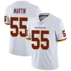 Washington Commanders Men's Limited White Vapor Untouchable Jersey (55 Jacob Martin)