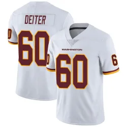 Washington Commanders Men's Limited White Vapor Untouchable Jersey (60 Michael Deiter)