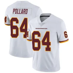 Washington Commanders Men's Limited White Vapor Untouchable Jersey (64 Norell Pollard)