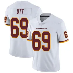 Washington Commanders Men's Limited White Vapor Untouchable Jersey (69 Tyler Ott)