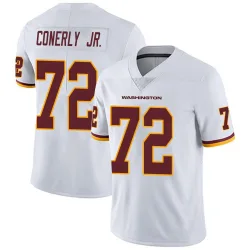 Washington Commanders Men's Limited White Vapor Untouchable Jersey (72 Josh Conerly Jr.)