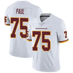 Washington Commanders Men's Limited White Vapor Untouchable Jersey (75 Chris Paul)