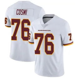Washington Commanders Men's Limited White Vapor Untouchable Jersey (76 Sam Cosmi)