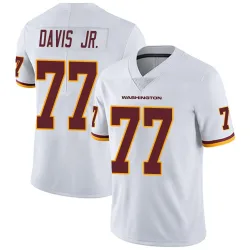 Washington Commanders Men's Limited White Vapor Untouchable Jersey (77 Carl Davis Jr.)